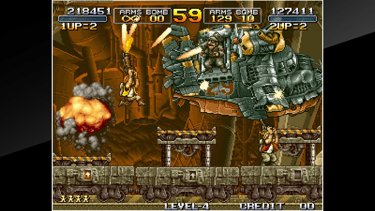 GamesTribune's tweet photo. ¡Buenos días de domingo! 🌅

🎉Tal día como hoy, hace 30 años, llegó a las máquinas recreativas el primer Metal Slug.¡Un clásico atemporal de los juegos de acción lateral! 

¿Cuántas tardes pasamos frente a un arcade intentando superar sus dificilísimos niveles? ¡Demasiadas! https://t.co/8wMl7zmx8k