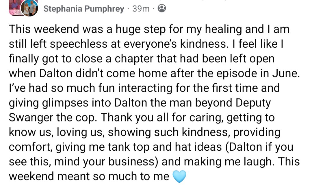 k_guarez's tweet image. For those without fb: Knox County Sheriff's Deputy Dalton Swanger's girlfriend, Stephania Pumphrey, shared this. 🫶🏼💙 #OPLive #OPNation #Reelz