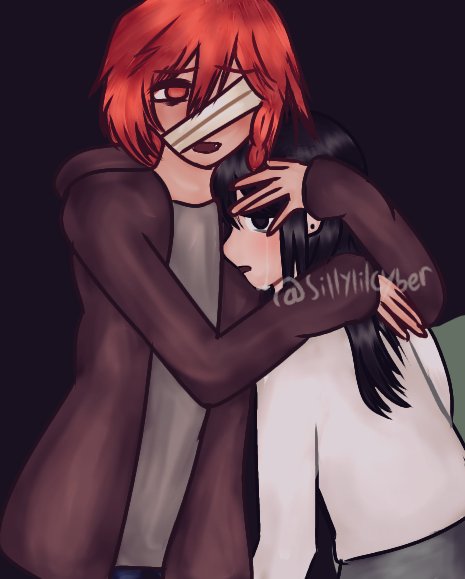 sillylilcyber's tweet image. another drawing of my kuroaka au WHO CHEERED ‼️‼️ #ZENO #基地絵