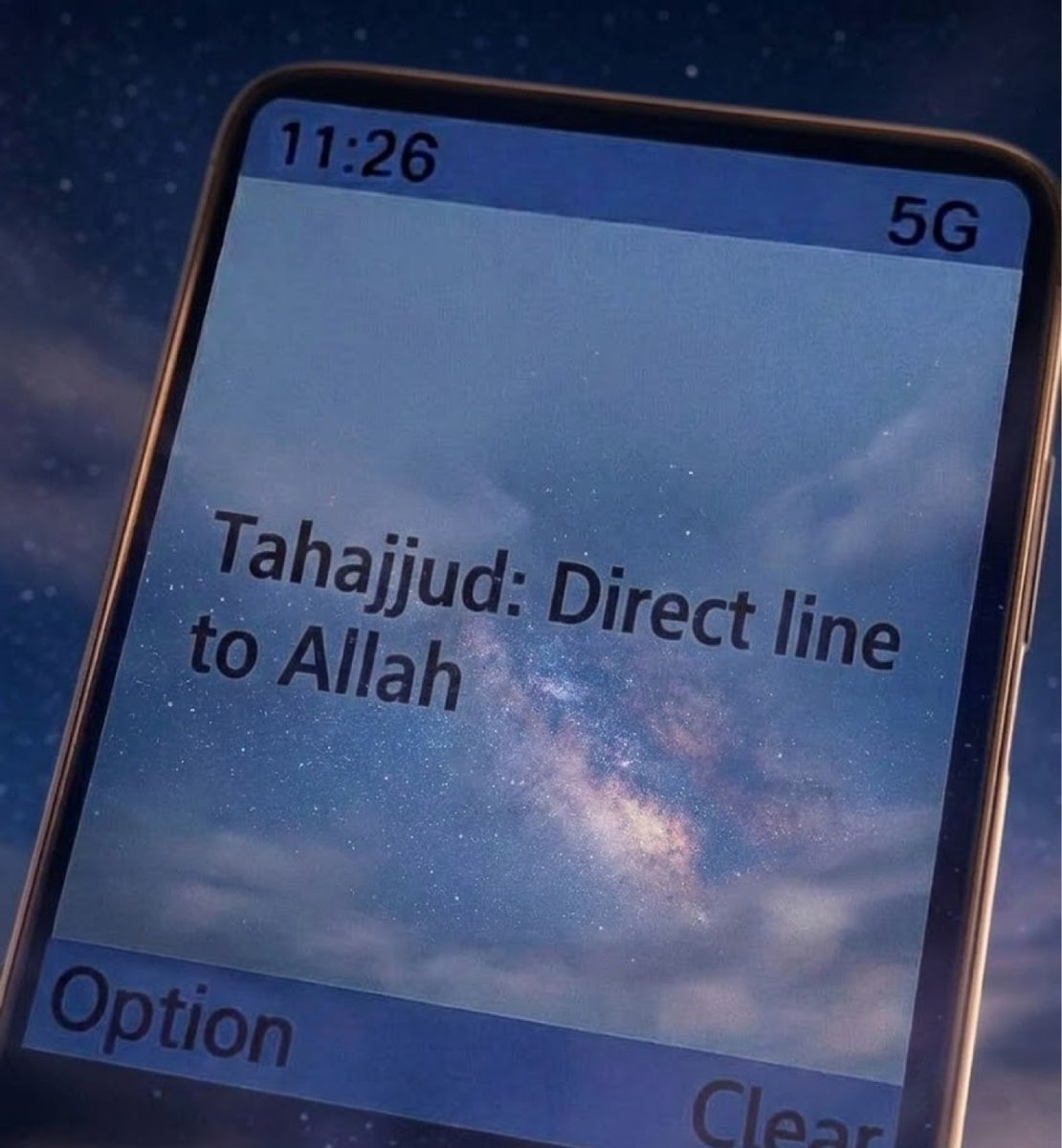 Direct line to Allah!