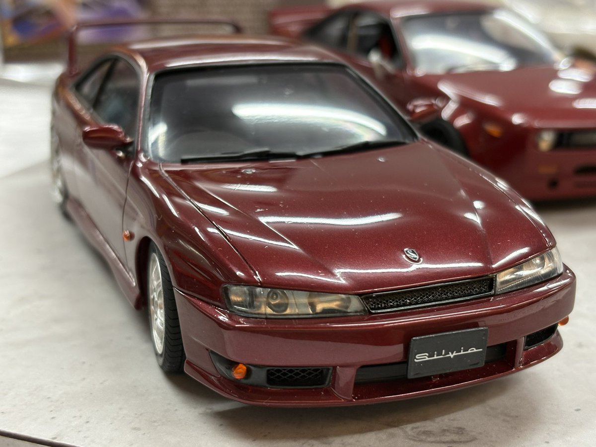 horitan20260416's tweet image. シルビアS14
かなり改造されている様子です☺️
#ModelWorks