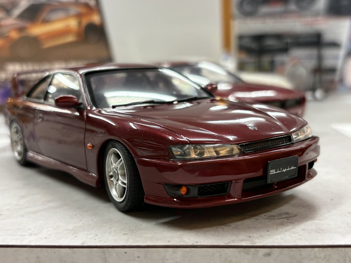 horitan20260416's tweet image. シルビアS14
かなり改造されている様子です☺️
#ModelWorks
