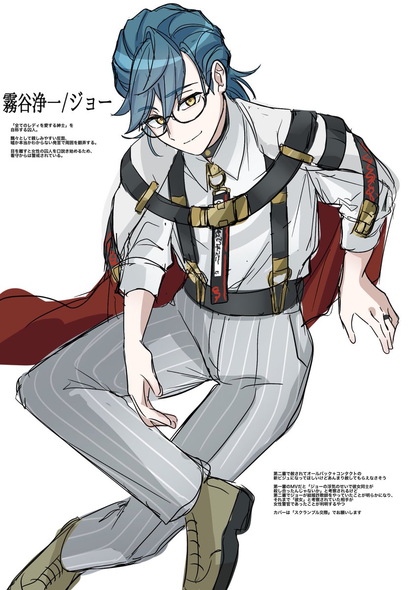 ⚠️別作品のパロディ
ジョーの罪を赦すか赦さないか投票で決めよう！