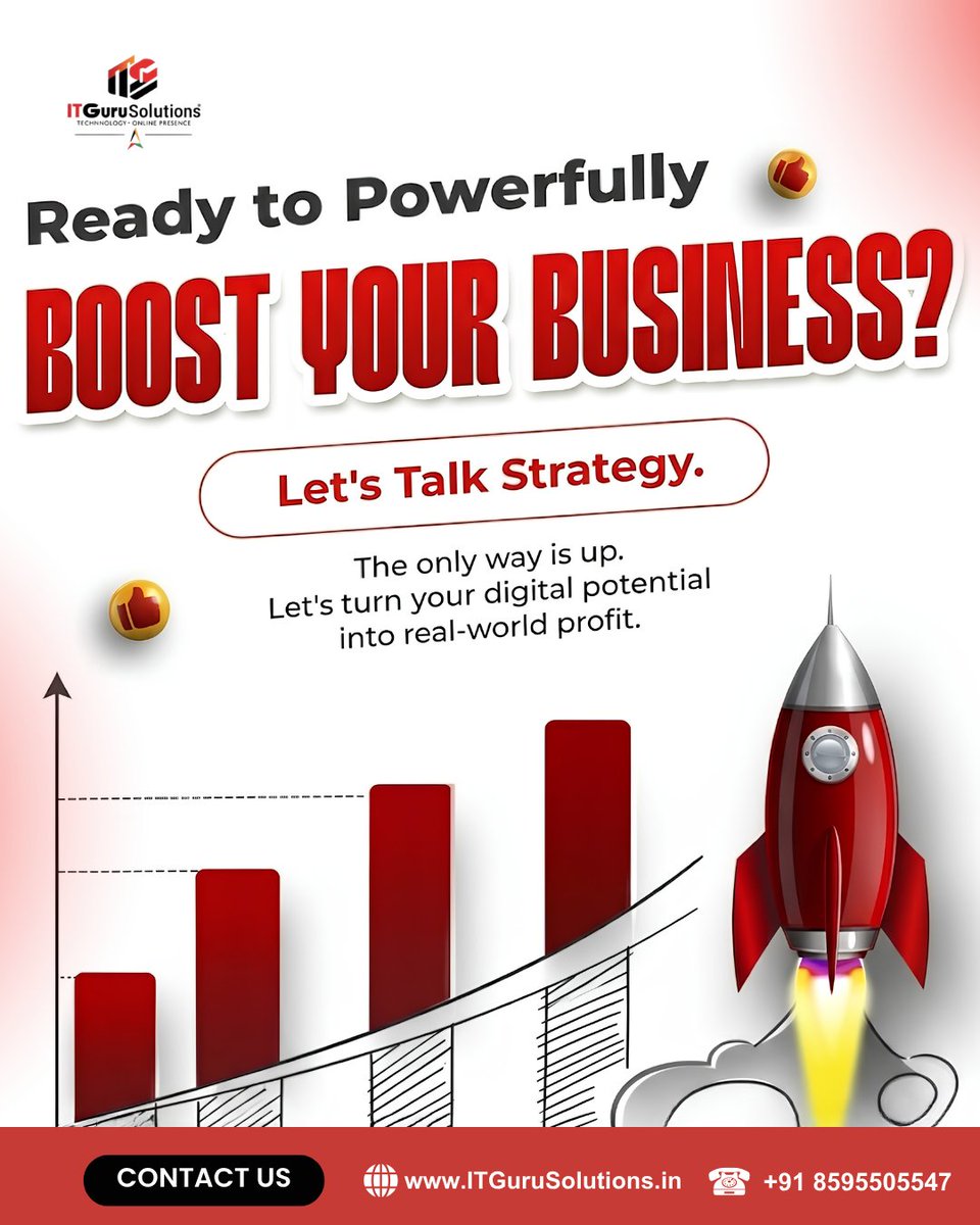 ITGuruSolution's tweet image. Ready to BOOST your business? 🚀

Smart strategy = Real growth 📈

Let’s talk.

#BusinessGrowth #DigitalMarketing #Startups #ScaleUp