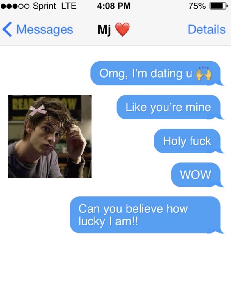 StAtic_4cidZom's tweet image. You’re actually mine !?! 
#spideymbj