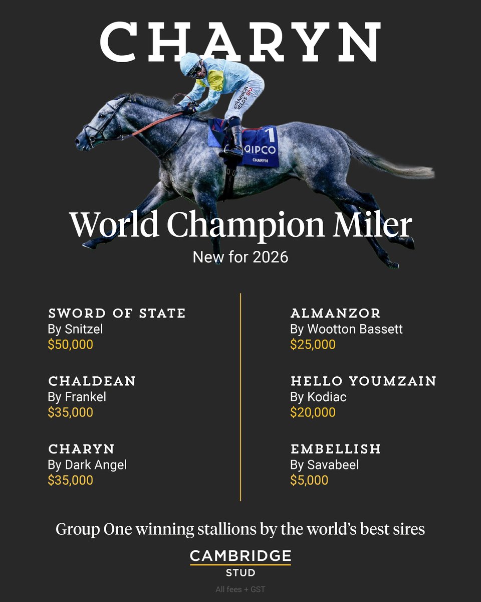 Cambridge Stud tweet media