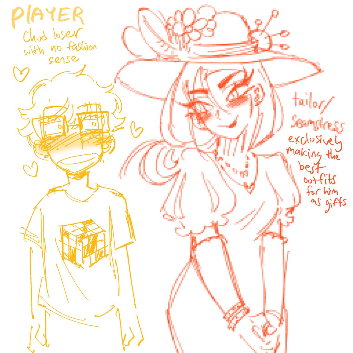 A first look at the pairings in this new au lol #tillivan #hyuluka #mizisua #alnstfanart [1/2]