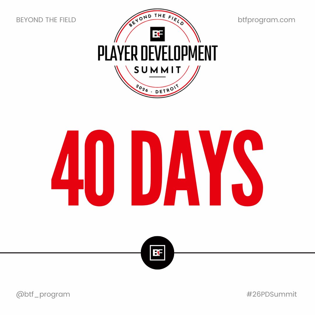 Beyond The Field - Player Development tweet media