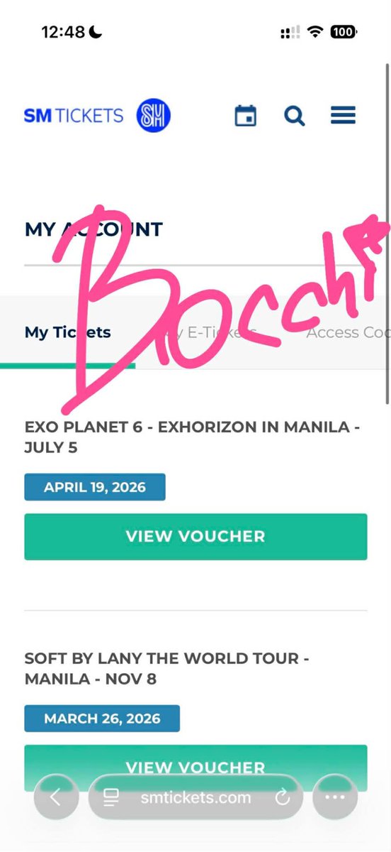 Ticket Bocchi tweet media