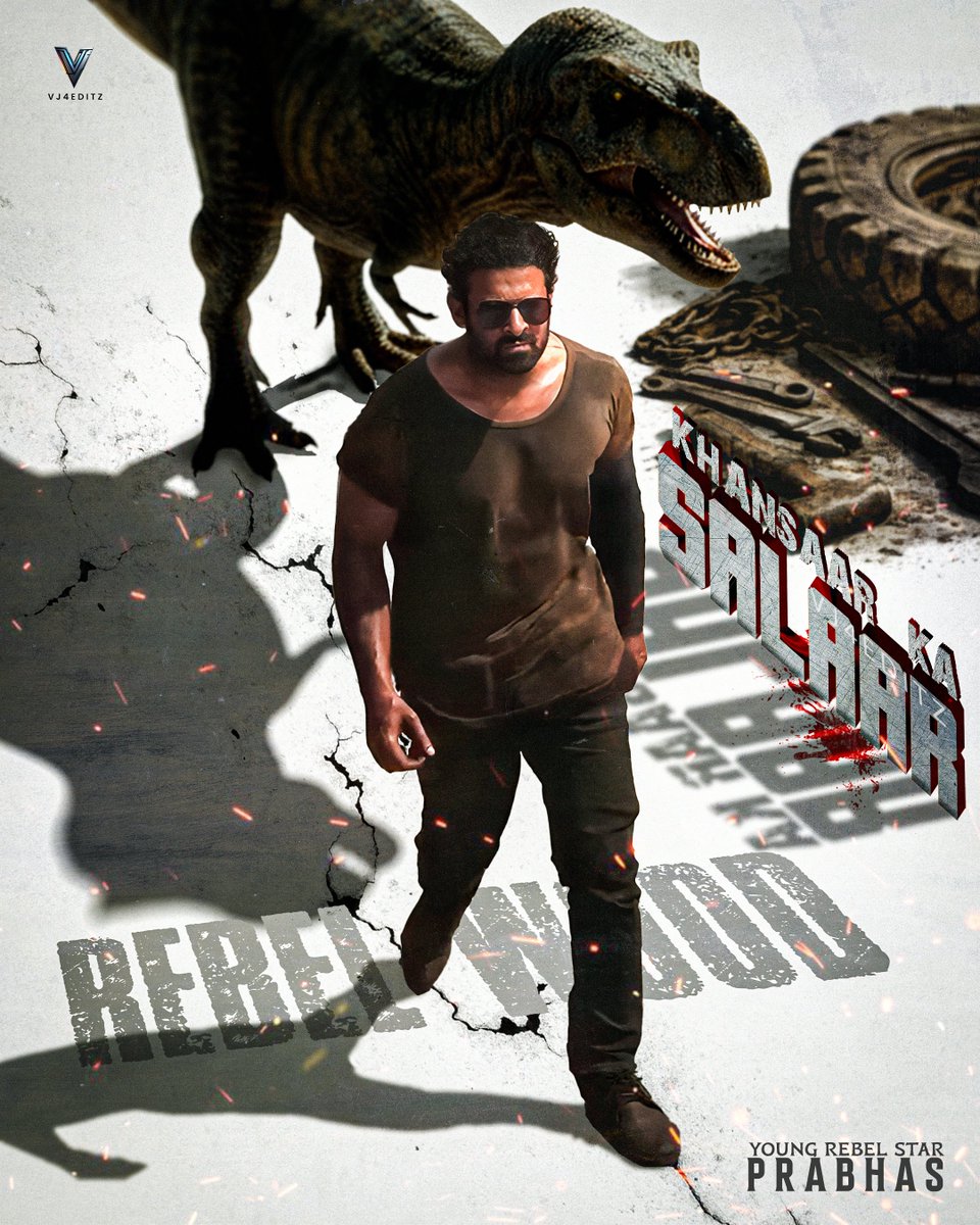 Vj4editz's tweet photo. The Dinosaur is back in action! 🦖🔥
Salaar Poster - Version 2.0 👇
#Prabhas‌ #Salaar https://t.co/5wgEb9sGri