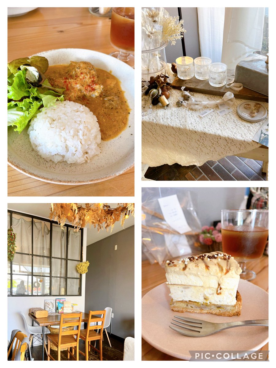 meidog02061's tweet image. こんにちは☀️
思い出の味が7年ぶりに頂けました😂
惜しまれながら閉店したカフェのスパイスカレーが今日、明日で期間限定で復活、あの時のままチキンほろほろで美味しくて感無量でした🥹
キャラメルバナナ生クリームタルトも最高でした🥰　#カフェ　#カレー #感謝