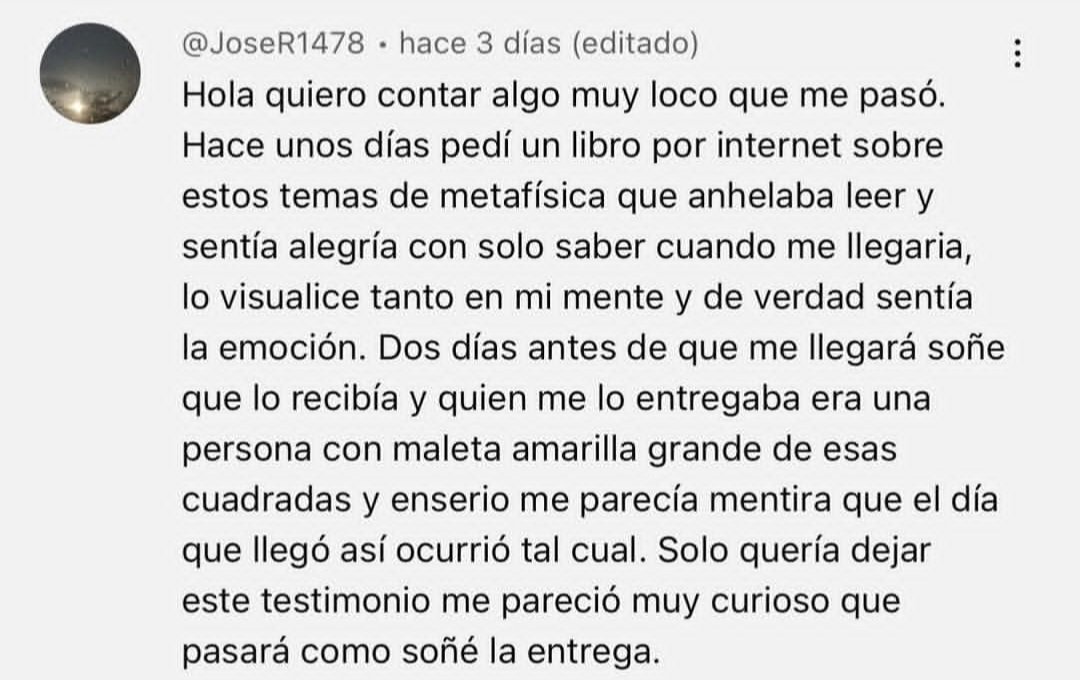 La visualización es muy poderosa y siempre va suceder que cuándo estés por fin viviendo el momento será tal cuál a tu visualización