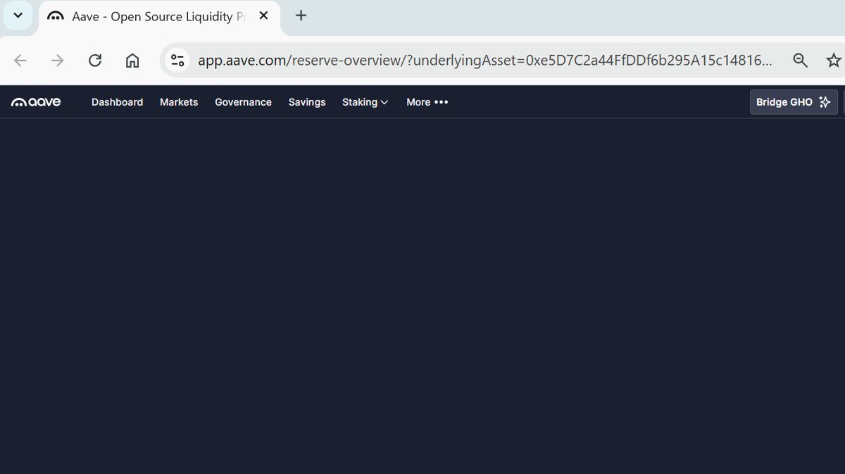 bokujyuumai's tweet image. Aaveひどい。。。UIを消しやがったｗ

#イーサリアム #Ethereum #ETH #仮想通貨 #暗号資産 #DeFi #NFT #Aave