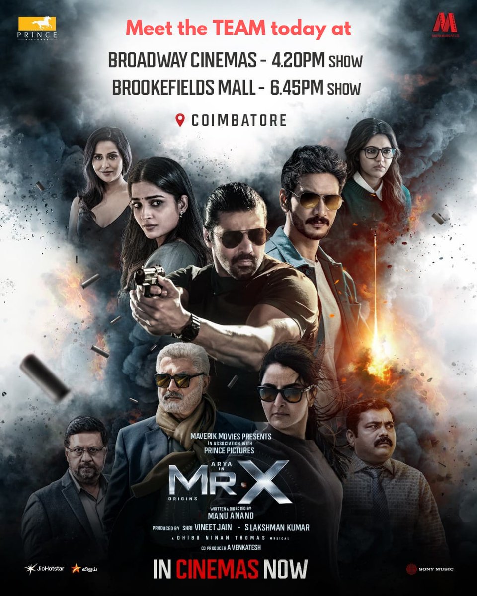 rameshlaus's tweet image. Team #MrX visiting Coimbatore Theatres today..