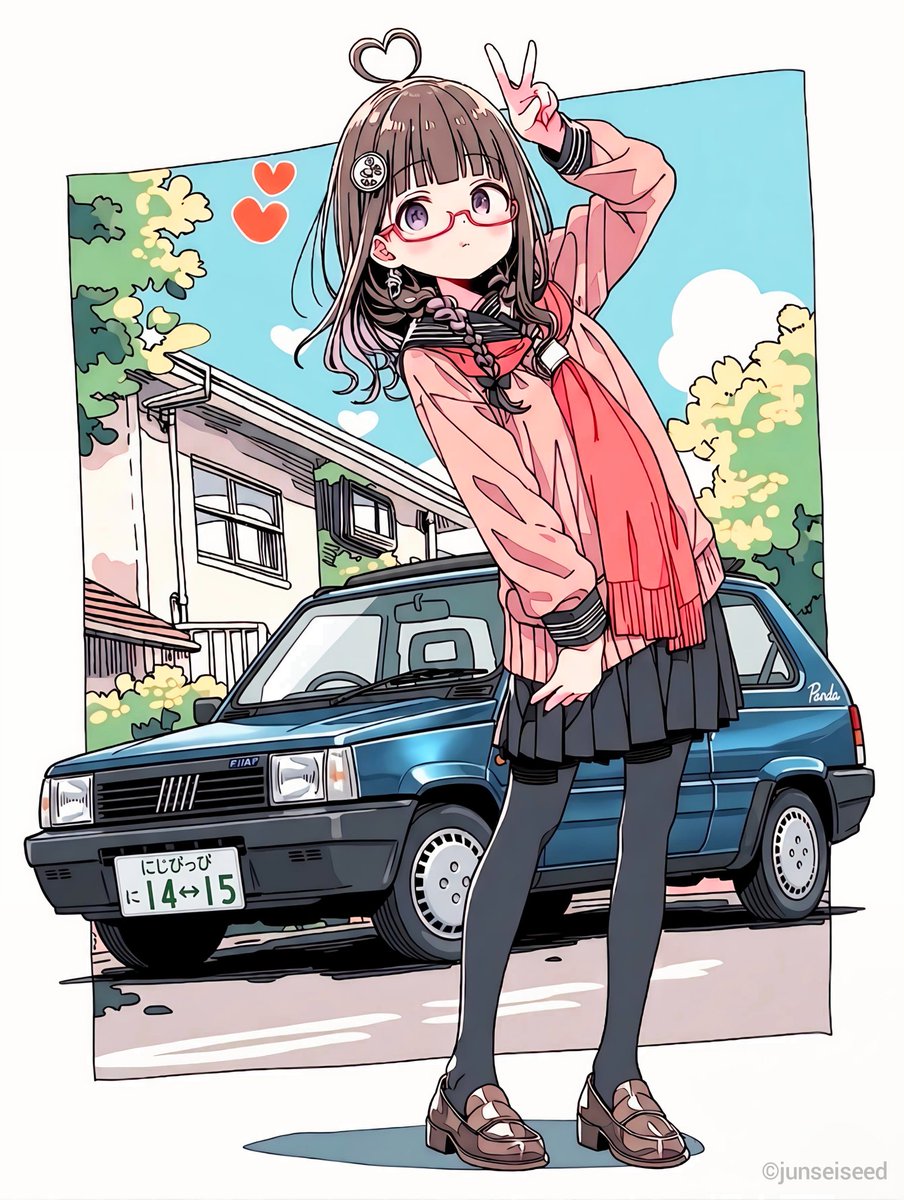 junseiseed_evol's tweet image. #にじぴっぴ 
こちら南関東は「曇り時々晴れ⛅️」です
2時🕑️になったら“にじぴっぴ🌈✌✨️”
日曜もあと少しで終わっちゃうけど…
皆んなで元気にぴっぴしましょ〜✌✌✌

今日のクルマは…意外と普通？😂💦

#AIart