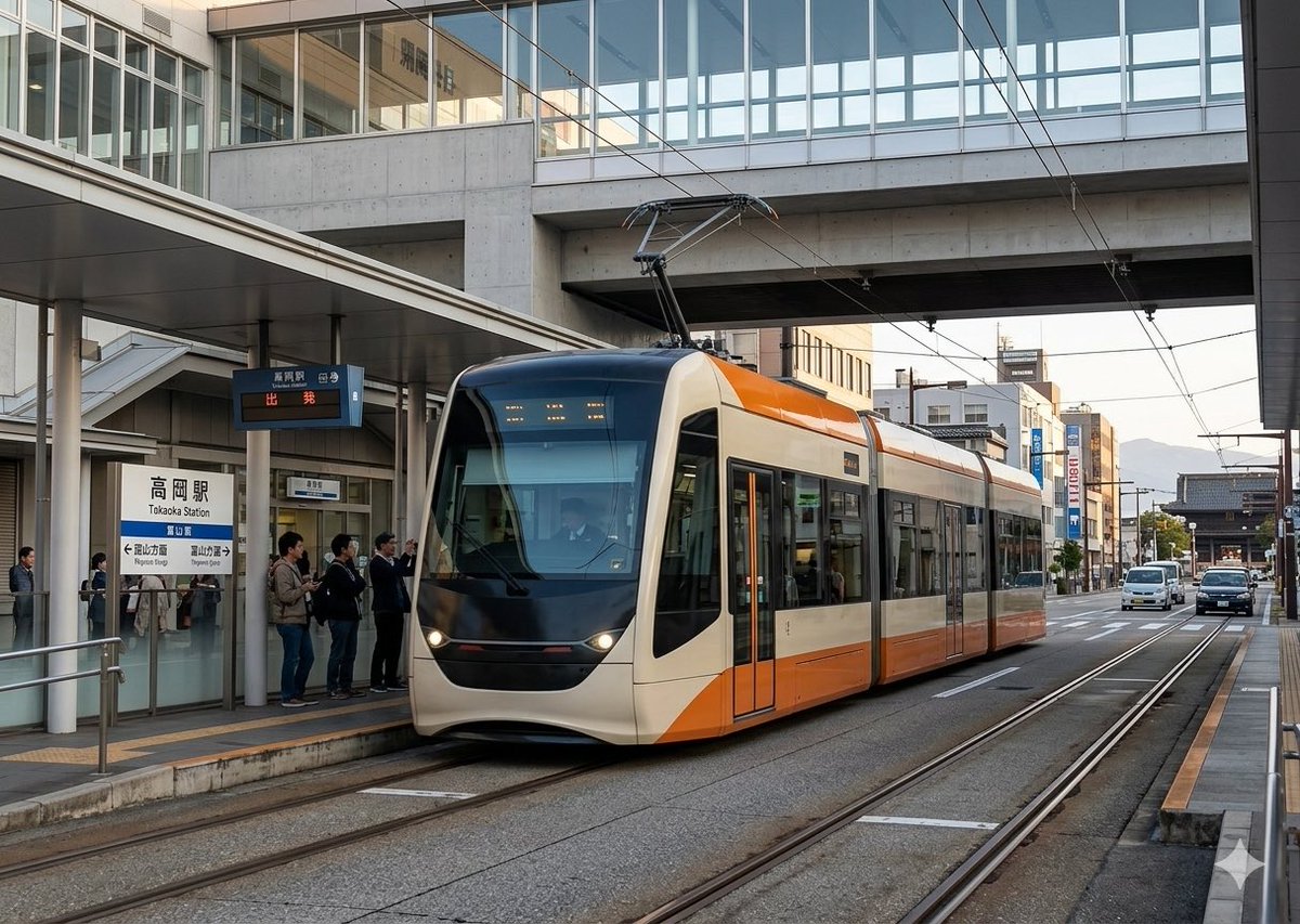 なんか色々おかしいけどこんな感じか。アイトラムのスタイリッシュな赤もいいけど、加越能カラーもいい色ね。