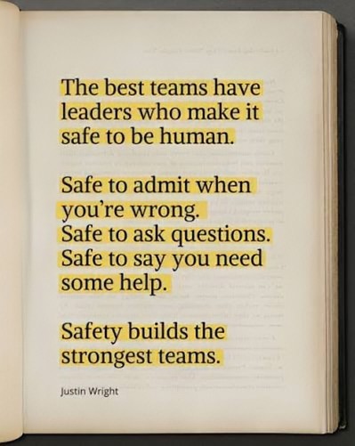 jdbuzzman's tweet image. A good leader creates a safe space that allows for errors and growth. They're not scared of intellectual, knowledgeable, and experienced employees, empowering them to do their job well. #business #leader #growth #safe #knowledge