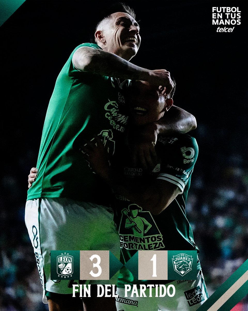 clubleonfc's tweet photo. #J15 | #CL26 @LigaBBVAMX

@Telcel presenta el Marcador Final https://t.co/KnjC3EffoX