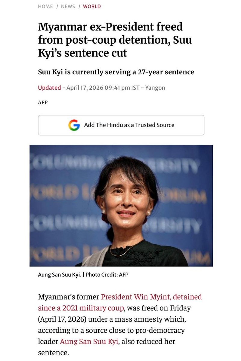 Myanmar Suu Kyi Released!
