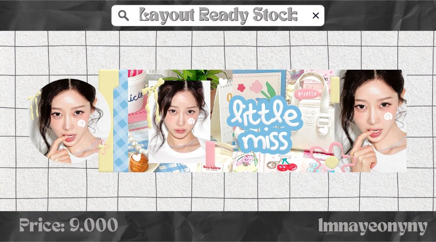 lymyoungmin's tweet photo. Haiii, help repost? Makaci❣️
aku bawa layout ready gg nayeon, eunseo, giselle, rei 
- 𝟵𝗸/𝗲𝗮𝗰𝗵
- 𝗾𝗿𝗶𝘀
Bisa take ke dm atau chat ke tele https://t.co/NtHY034iMe 

#zonauang https://t.co/H9uItC72sE