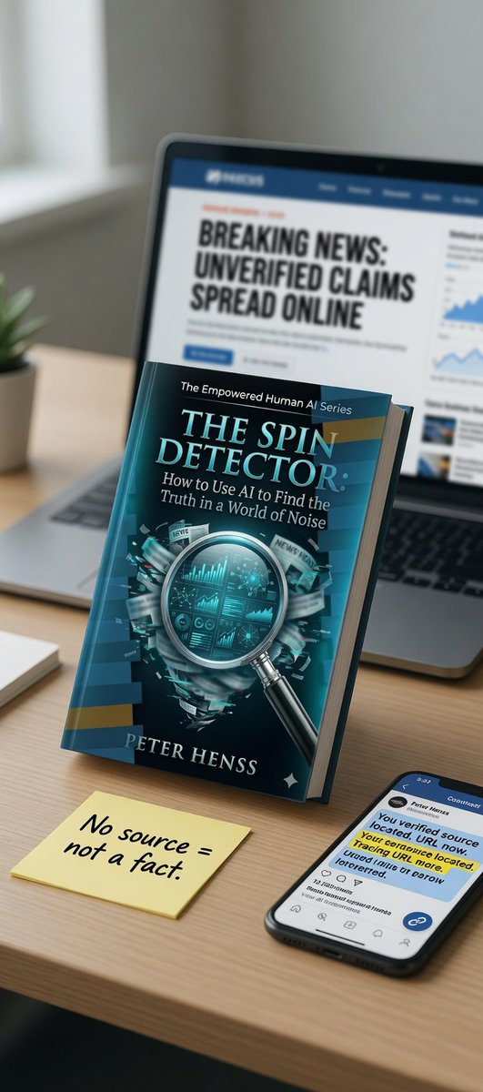 Excellence28274's tweet photo. @phenss 

One core rule from the book:

If a claim has no traceable original source, don’t treat it as fact.

Most misinformation fails right here.

There are 8 skills like this—built for real-world use.
https://t.co/8avB3UUyVF

#BookTook #Book #Booktwt #Bookrecs #ai #aipower https://t.co/3xMnn9eHmv