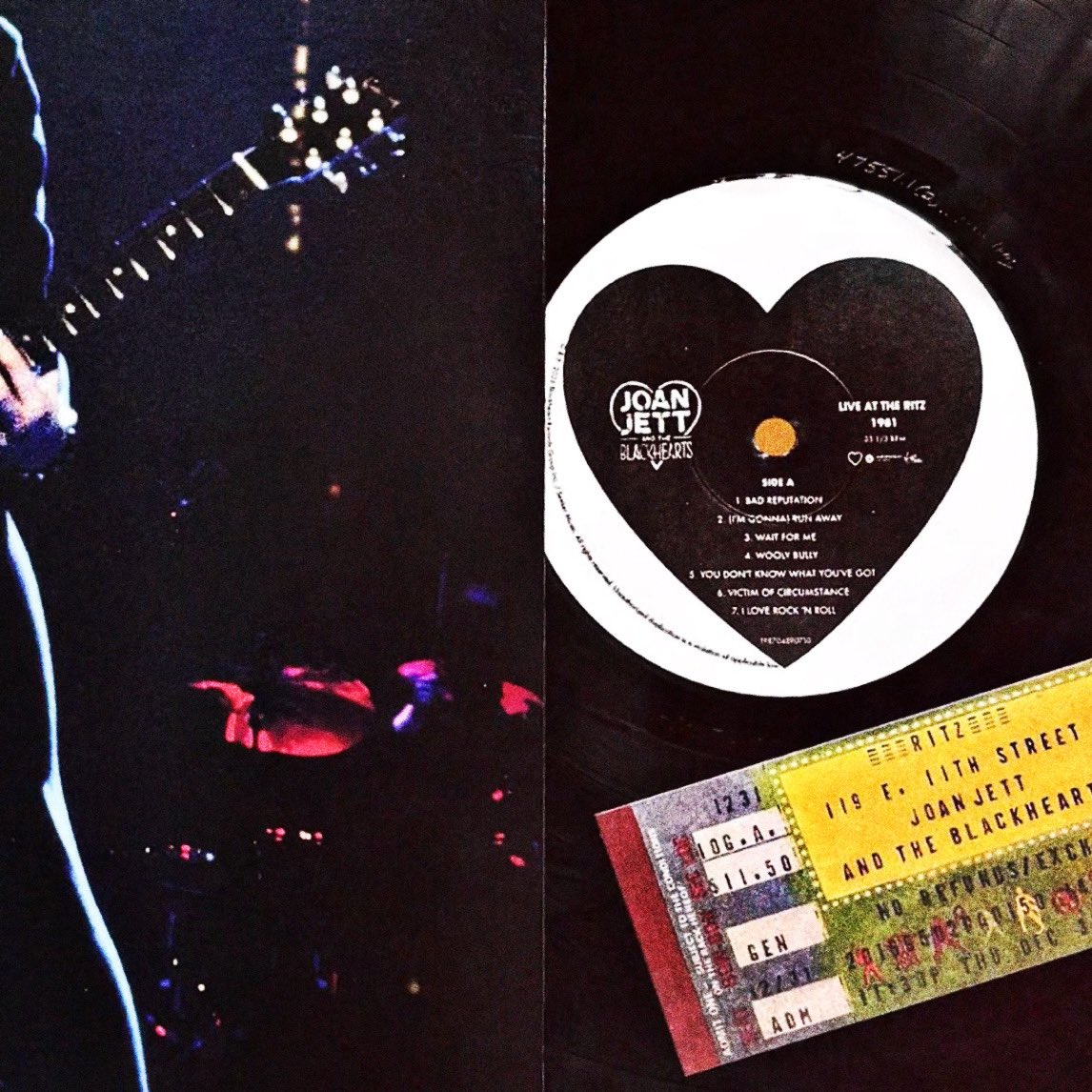 joanjett's tweet photo. Who got out there for @recordstoreday and picked up 'Live At The Ritz NYC 1981' complete with commemorative concert ticket?! #RecordStoreDay2026 https://t.co/ux4psfbyvk