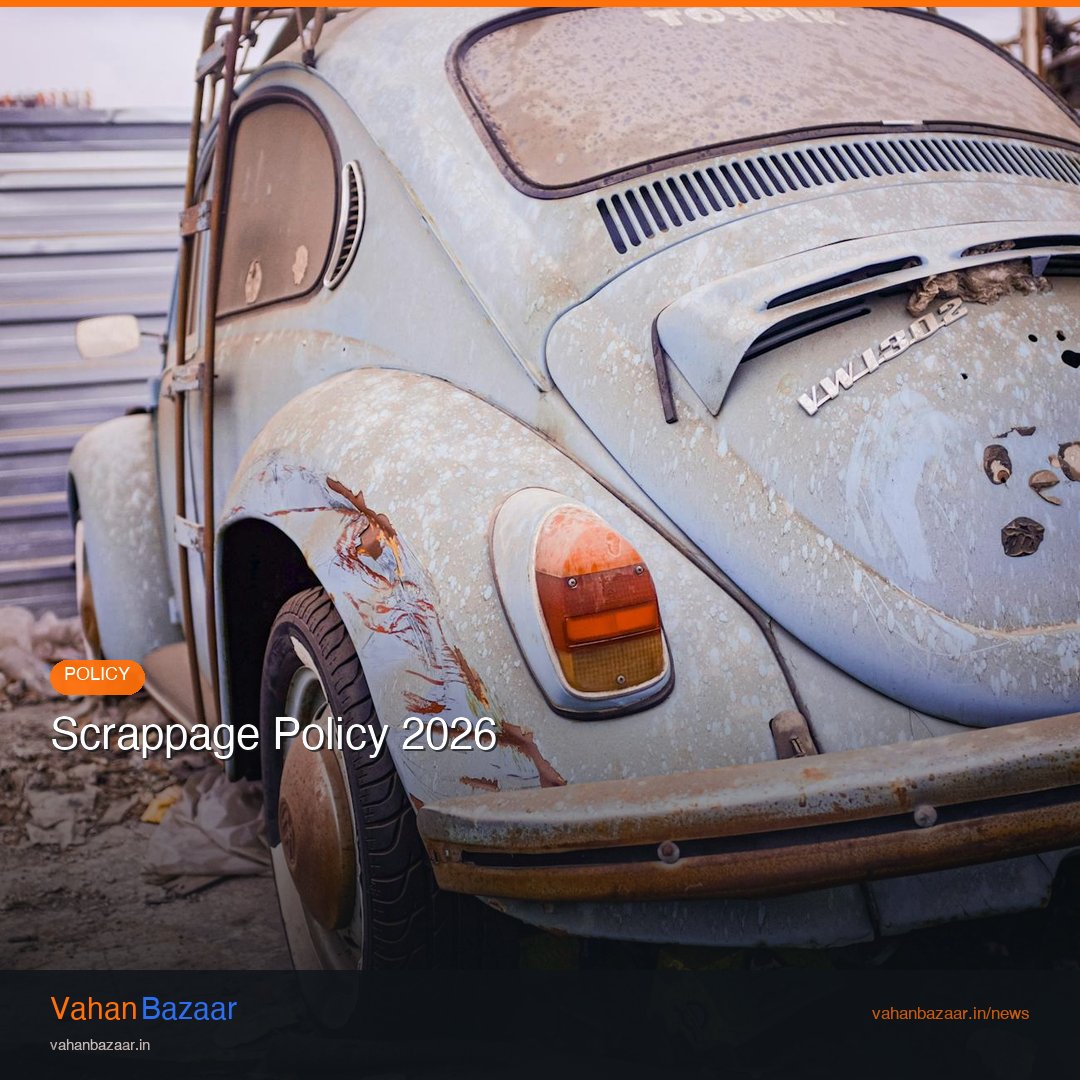 BazaarVaha94730's tweet image. India's 2026 scrappage rule: 20+ year private cars must pass ATS fitness or lose registration. Voluntary scrap: 25% road tax rebate + ₹15-50K OEM discount.

vahanbazaar.in/news/vehicle-s…

#Scrappage #OldCar