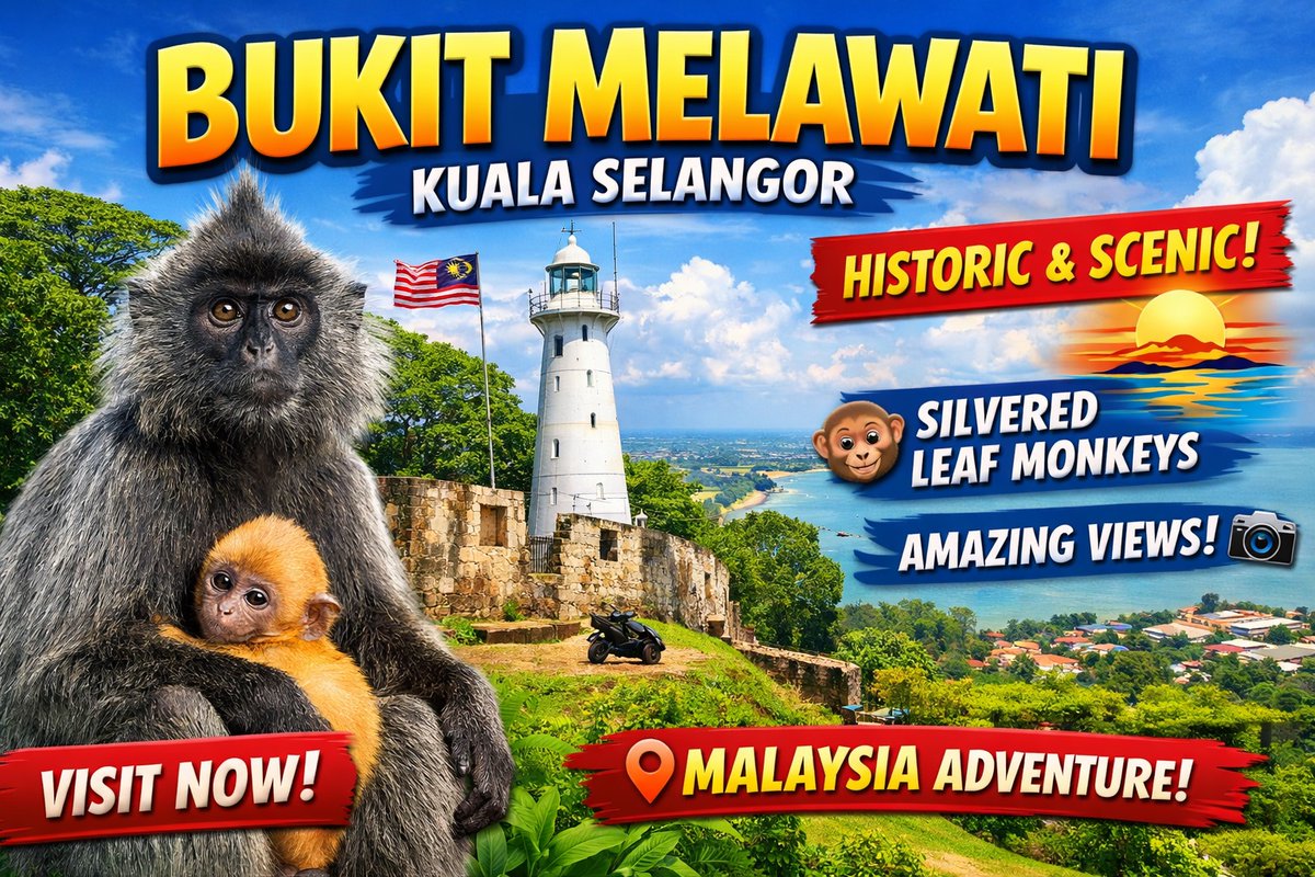 🐒Bukit Melawati (Melawati Hill) | Kuala Selangor| Silvered-leaf Monkeys|... youtu.be/nDi_wU90pwY?si… via <a href="/YouTube/">YouTube</a>