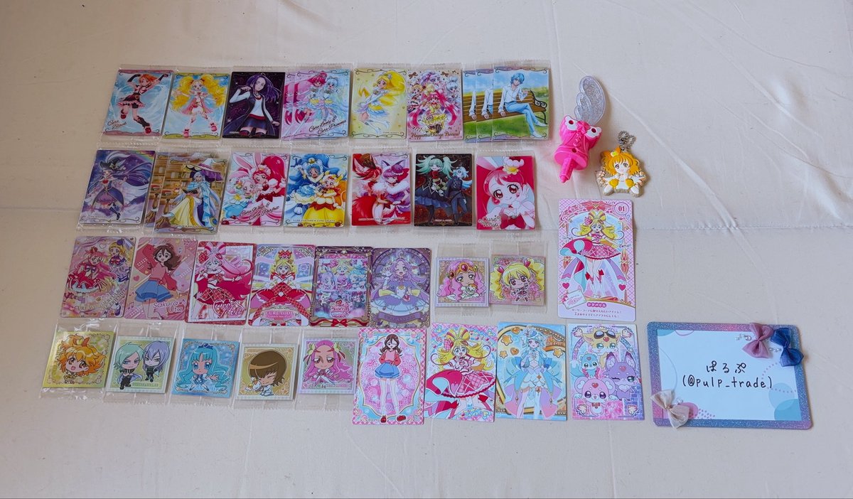 Pulp_trade's tweet photo. プリキュア 交換
譲 画像
求 同異種 SplashStar関連(咲/ブルーム/ブライト優先気味)フェリーチェ ことは はーちゃん ペ���タン>なお マーチ
詳細ALT
1点からでもお気軽にお声がけください🍀 https://t.co/UyNJATIsvX