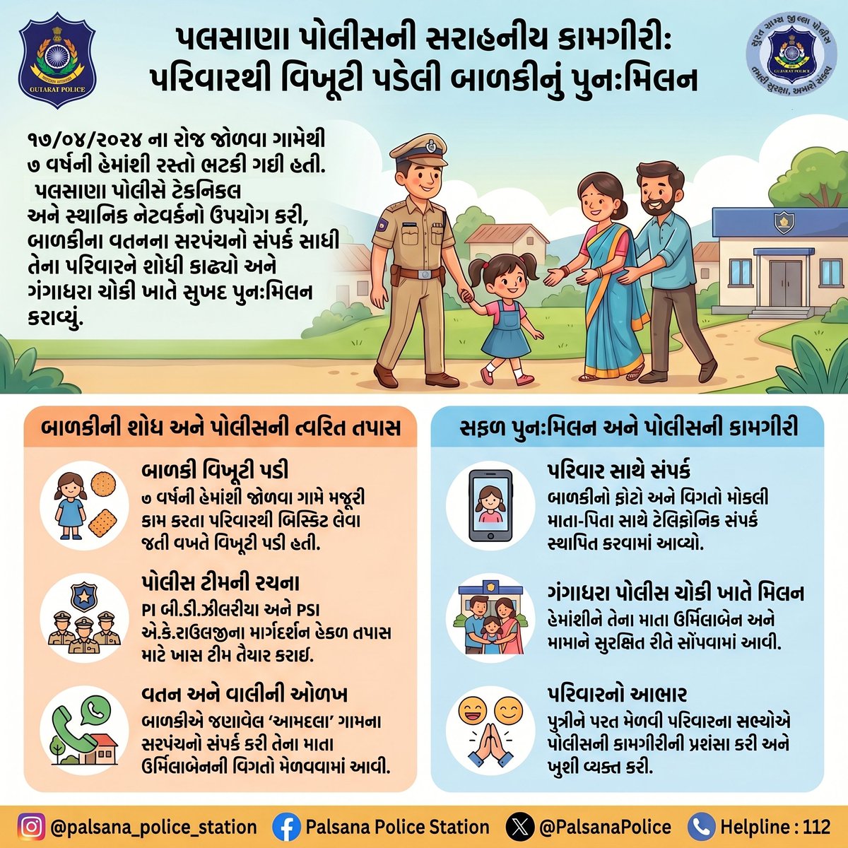 Palsana Police Station tweet media