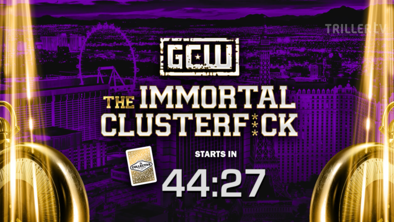 I love turning on a wrestling show at the advertised start time and being greeted with a 45 minute countdown