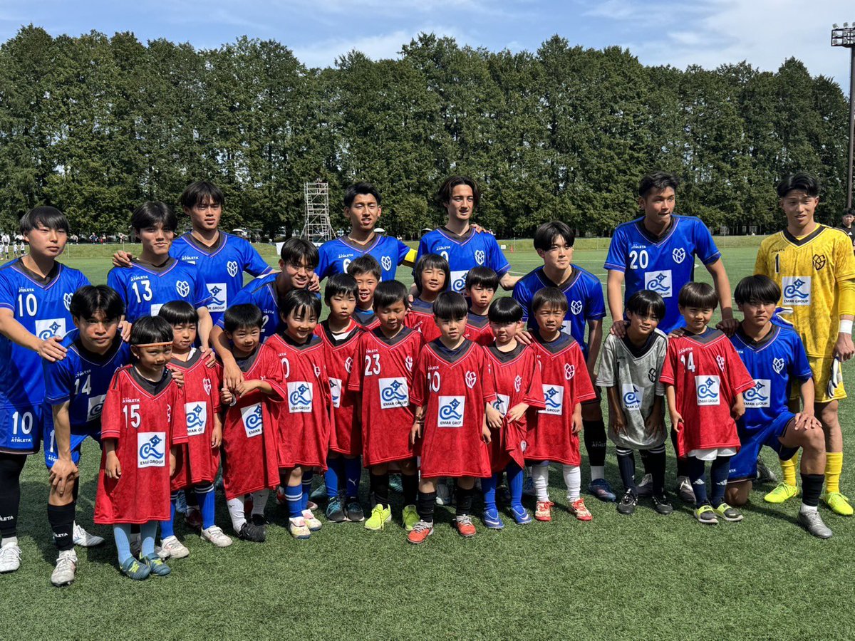 速報】 🔵1ST HALF KICK OFF🔵 #作新学院大学 0-0 #上武大学