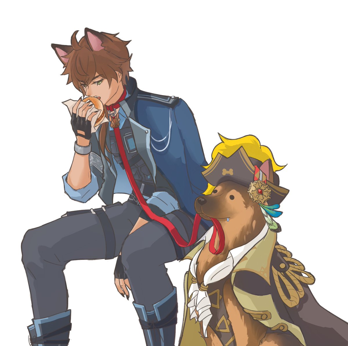 Outfit swap with Caelen 🤔(?) #galeGallery