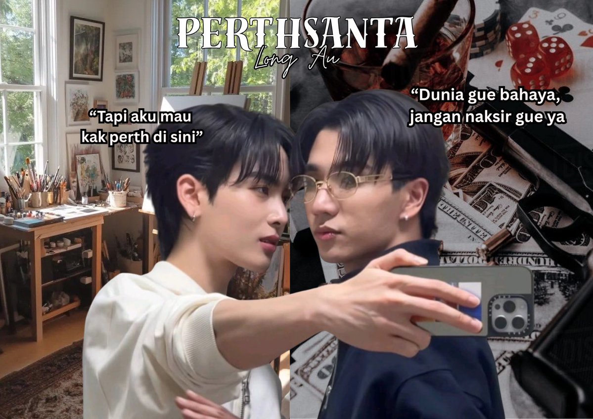 frtunatechange_'s tweet image. #perthsanta long AU.
— The hounds

Gara-gara ulah Prank temannya , Santa Rianscha yang dikenali seorang yg ceria dan polos tidak sengaja masuk ke dunia gelap mafia Perth Erlangga yang bahaya. 
Kira-kira Santa bakal bertahan, atau pergi ?