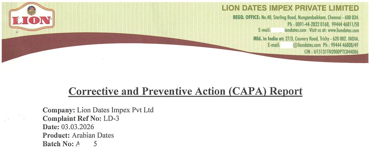 sonofchennai's tweet image. #TrustedQuality #HeritageBrand #LionDates #DatesDaily #HealthyLiving #NatureInspired #GoodnessInEveryBite #NutritiousSnacks #NaturalSweetness #HealthySnacking #PureGoodness #LionDatesIndia #TastySnacks #DatesGoodness #LionDates could i make report public?

Email on 18.04.26 23:49