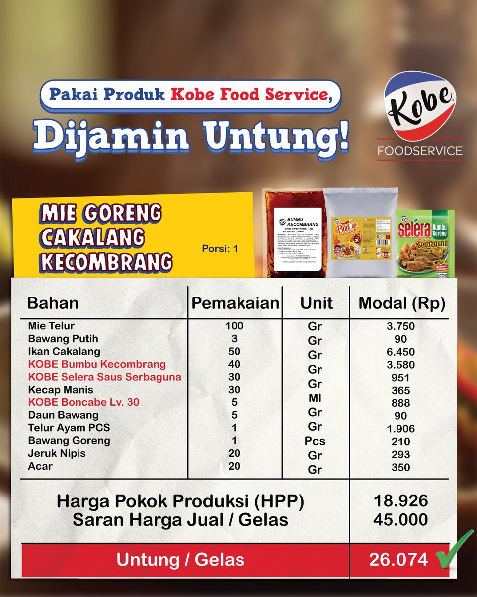 Kobe Food Service tweet media