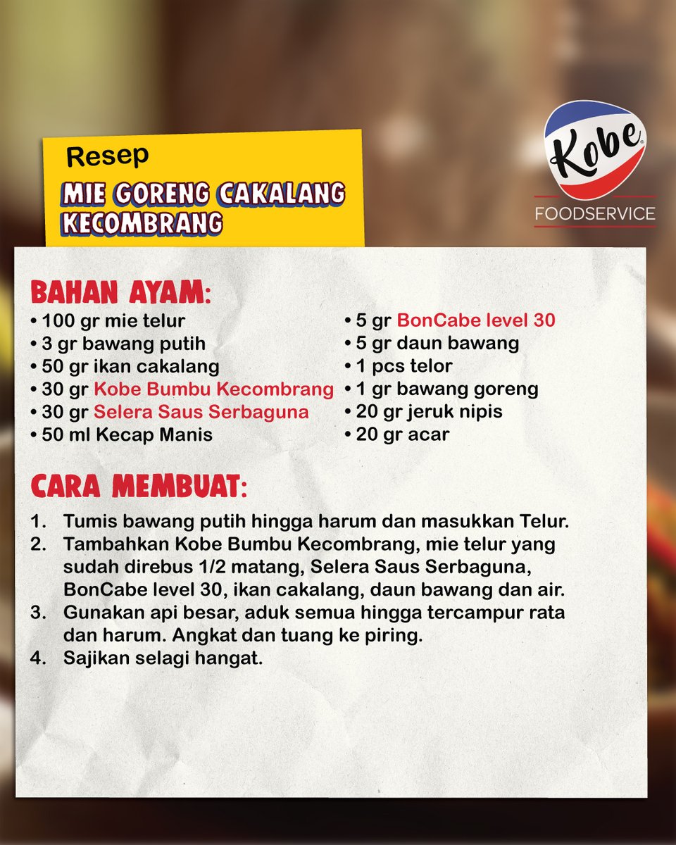 Kobe Food Service tweet media