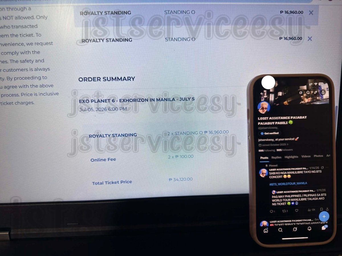 jstserviceesyy_'s tweet photo. may inch ba sa ROYALTY STANDING O? dalawa to on cart! ready na i check out, VIA QR PH payment so ikaw mismo mag pay nento! ✅

dm agad pls! pasend agad sm acc sakin 

t. pasabay pasabuy pabili assistance exo exhorizon manila 
#EXhOrizon #EXO #EXhOrizonInManila (0031) https://t.co/qzqZbh81Yy