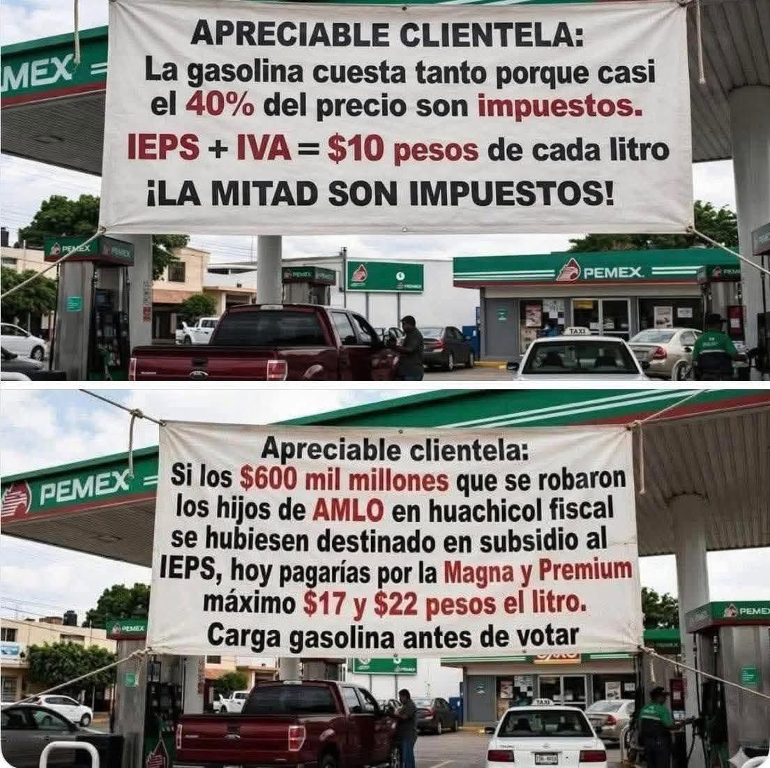 taniayaz_'s tweet photo. Oiga Profeco, ¿no es más preciso y detallado colocar estas mantas con esta información en las gasolineras? https://t.co/Q00nFAMmTS