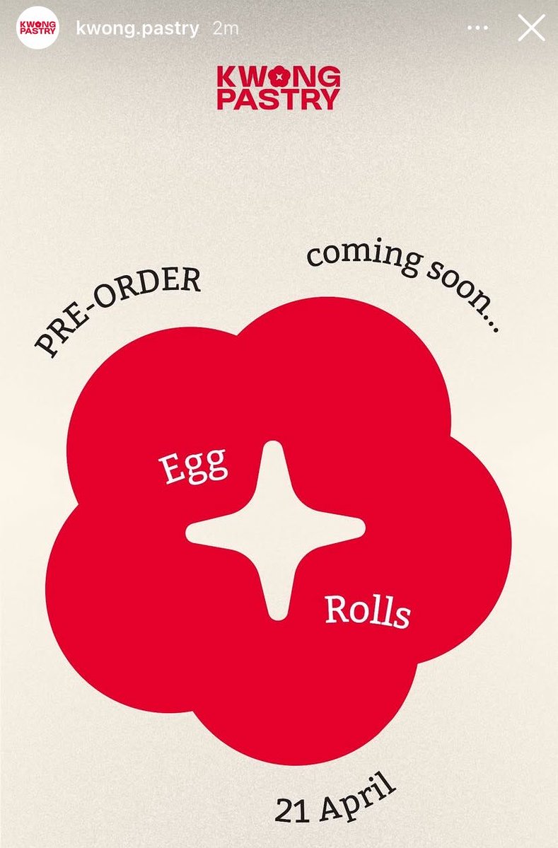 กรี๊ดดดด #KwongPastry อัพเดททท เอ้กโรลจะเปิดพรีอีกทีวันที่ 21 เมษา นี้ เริ่ดดด ตื่นเต้น พร้อมค่ะ !! 😭