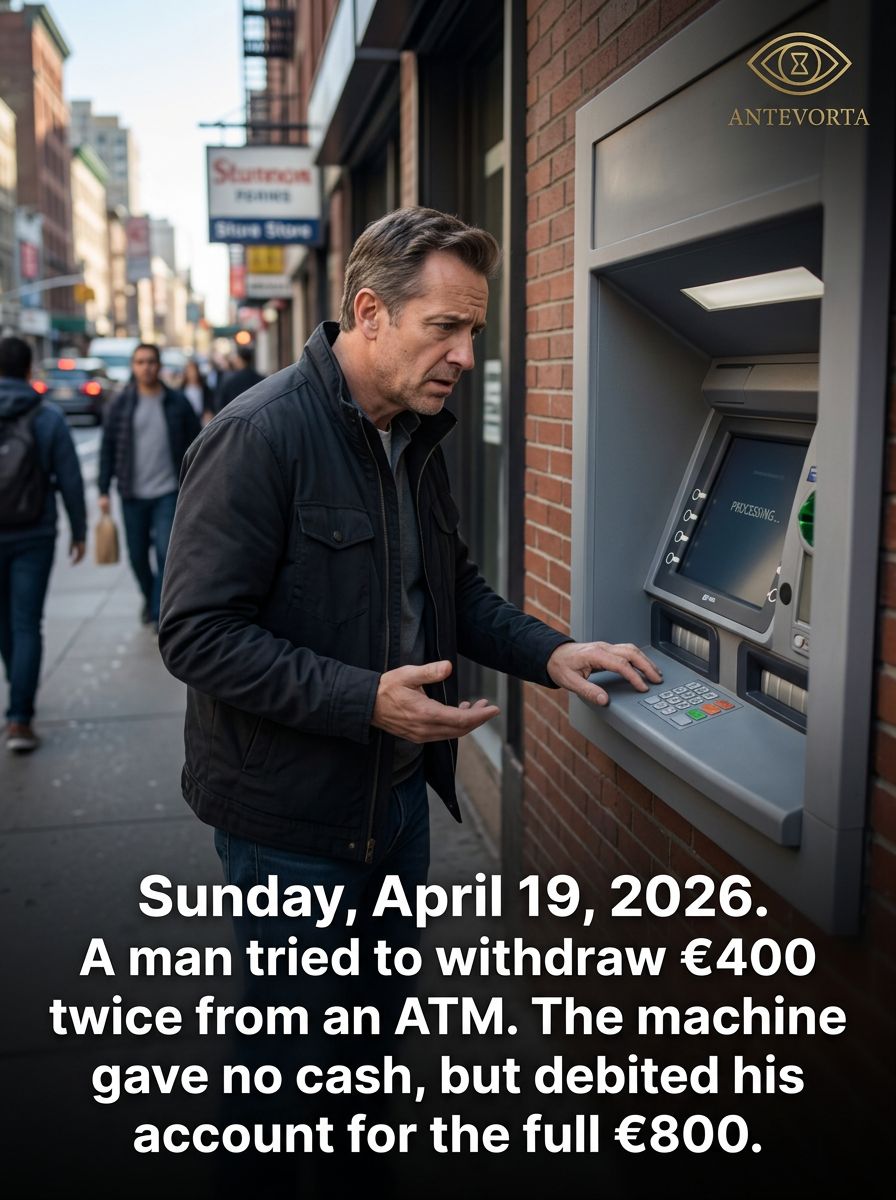 AntevortaGold's tweet image. He tried to withdraw €400 twice, got nothing, yet his account was debited €800.

#bank #money #fail