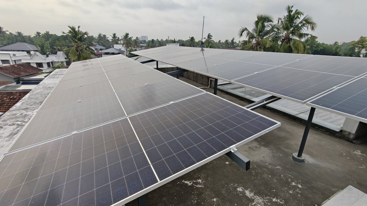 nirmaltv's tweet image. So the 10kw solar power unit is now commissioned at home, there was a slight delay in getting meter from KSEB, but sorted. It is now producing around 48-50 units a day. 
#solar #solarpower