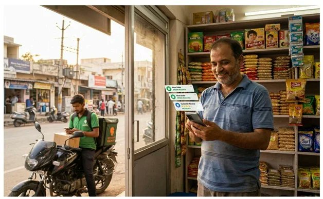 INDIACSR's tweet image. ⚡ FMCG meets Quick Commerce

How can small &amp;amp; regional brands break into quick commerce platforms in 2026?

📦 Speed, visibility &amp;amp; smart pricing are key

🔗 indiacsr.in/fmcg-brands-qu…

#FMCG #QuickCommerce #Startups #IndiaCSR #Retail