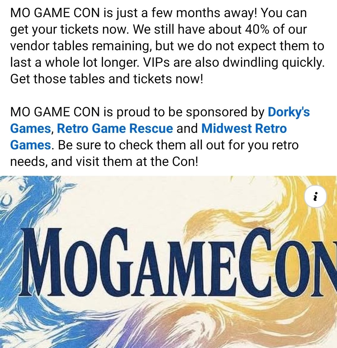 MO Game Con tweet media