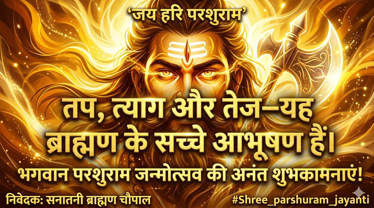 विष्णु के छठे अवतार और अमर (चिरंजीवी) परशुराम महाभारत में भीष्म, द्रोण और कर्ण जैसे प्रमुख योद्धाओं के गुरु के रूप में महत्वपूर्ण भूमिका निभाते हैं। 
वे एक ब्राह्मण योद्धा हैं जो अपने तीव्र क्रोध, धर्मपरायणता और 21 बार भ्रष्ट क्षत्रियों से पृथ्वी का सफाया करने के लिए जाने जाते