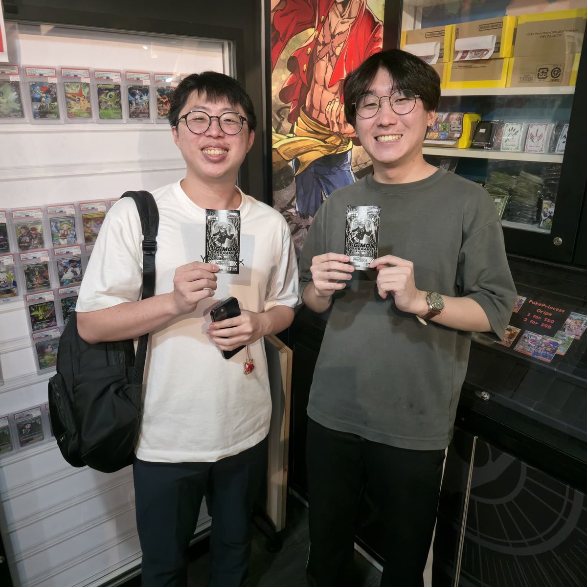 Cardboard_CS's tweet image. [Digimon Tamer Battle - Concluded]

Date: 16/4/2026, Thursday
Time: 7.30PM

Winner: 我不是Sam
Lucky Draw Winner: OyasumiFunFun

Thank you, Tamers, for joining our Tamer Battle!

#tcg
#tradingcardgame
#cardboardcollectible
#sgcardshop
#digimon
#digimoncardgame