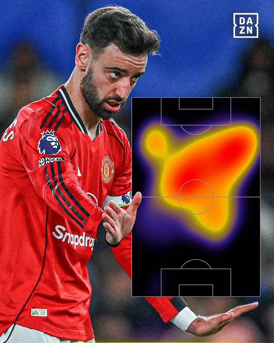 DAZNFootball's tweet image. 😤 Bruno Fernandes acquiring real estate at Stamford Bridge.

#PremierLeague
