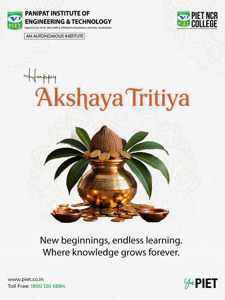 PIET Group, Panipat tweet media