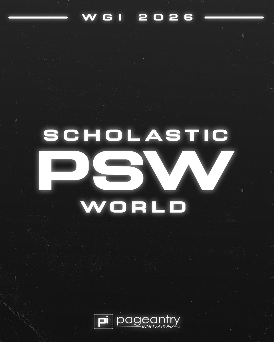 Pageantry_PI's tweet photo. Congratulations to the WGI Percussion Scholastic World Class Finalists.

🥇 Ayala HS
🥈 Vista Murrieta HS
Arcadia HS
Clear Brook HS
Saratoga HS
Avon HS
Center Grove HS
Cy-Fair HS
James Logan HS
Broken Arrow HS
Etiwanda HS
Buchanan HS

#pageantryinnovations #pi #wgi2026 https://t.co/oUVe3wFOHY