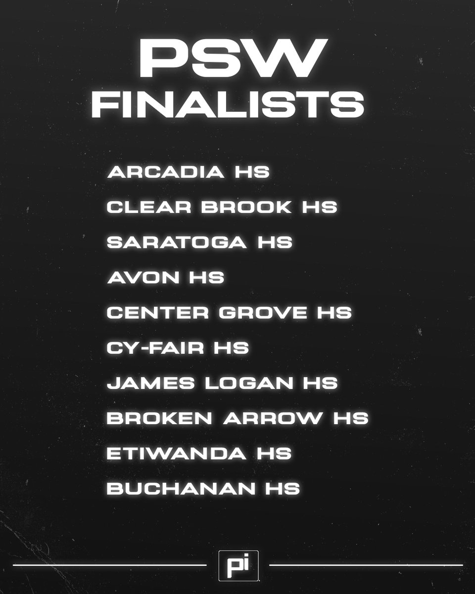 Pageantry_PI's tweet photo. Congratulations to the WGI Percussion Scholastic World Class Finalists.

🥇 Ayala HS
🥈 Vista Murrieta HS
Arcadia HS
Clear Brook HS
Saratoga HS
Avon HS
Center Grove HS
Cy-Fair HS
James Logan HS
Broken Arrow HS
Etiwanda HS
Buchanan HS

#pageantryinnovations #pi #wgi2026 https://t.co/oUVe3wFOHY
